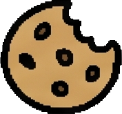 A cookie with a bite taken out of it