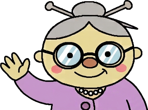 Grandma waving hello